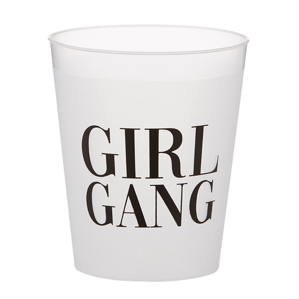 NWT “Girl Gang” 8 Frost Cups